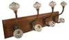 Clayre & Eef Appendiabiti da parete 4 ganci 45x11x17 cm Anteprima dell’immagine prodotto 2