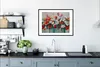 MuchoWow® Gerahmtes Poster Malerei - Ölgemälde - Blumen Produktbild-Vorschau 4