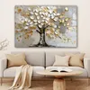 Leinwand Bilder 120x80 cm - Lebensbaum - Beige - Grau - Produktbild-Vorschau 6