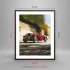 Gerahmtes Poster - Schwarzer Rahmen - Mg Rot Auto - 40x50 Produktbild-Vorschau 5