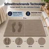 Komfortec Badematte 2er Set 50x70 cm, 100% Baumwolle, 600 Produktbild-Vorschau 2