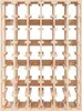 vidaXL Weinregal 70x33x94 cm Massivholz Kiefer Produktbild-Vorschau 4