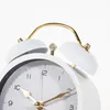 Wecker mit goldenen Uhrzeigern, weiß Produktbild-Vorschau 3