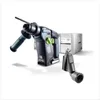 A cordless rotary hammer drill with accessories and a storage case, presented on a white background. Podgląd zdjęcia produktu