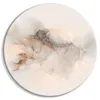 Runde Bilder 80x80 cm Marmoroptik gold beige Leinwandbild 1 Produktbild-Vorschau 5