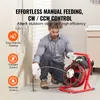SucceBuy 50FT x 1/2 cala maszyna do czyszczenia kanalizacji Podgląd zdjęcia produktu 2