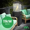 MalTec Heizschrim Gasheizofen für Garten Flammenheizgerät Produktbild-Vorschau 5