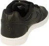 A black Nike sneaker with a white sole, shown from the side and back. Produktbild-Vorschau