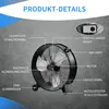 COSTWAY Φ65cm bubnový ventilátor priemyselný, podlahový Náhľad obrázku produktu 5