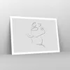 Poster - Poster ohne Rahmen - Stück Linear Gesicht - 100x70 Produktbild-Vorschau 7