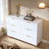 UnboxG Comò a 6 cassetti, bianco, credenza / armadio Anteprima dell’immagine prodotto 2