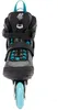 K2 Skates ALEXIS 80 ALU Inline Skates Damen  grau - cyan  Produktbild-Vorschau 7
