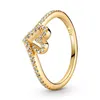 Pandora Timeless Wishbone Sparkling Heart Ring 169302C01 Podgląd zdjęcia produktu 1