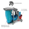 Hypafol Putzwagen Reinigungswagen Set | 2 x 25 l Eimer mit Produktbild-Vorschau 3