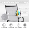 Graue Outdoor Textilene-Metall-Esszimmerstühle (2er-Pack) Produktbild-Vorschau 6