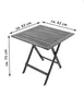 Balkonmöbel Set 3tlg Akazie Klapptisch 60 x 60 cm BLOOM Produktbild-Vorschau 9
