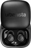 A pair of black Urbanista wireless earbuds in their open charging case. Náhľad obrázku produktu