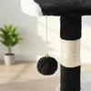 belviona Arbre à chat, compact 112 cm avec balles de jeu, Voir les images du produit 3