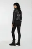 Ava Damen Echtleder Lederjacke Schwarz S Produktbild-Vorschau 3