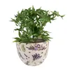 Clayre & Eef Doniczka Ø 20x15 cm Fioletowa Zielona Podgląd zdjęcia produktu 2