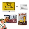 Blechschilder retro im 3er Set, Metallschilder mit Produktbild-Vorschau 3
