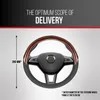 HEYNER® Poťah na volant, hnedý, 37-39 cm Náhľad obrázku produktu 2