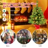 A collage of images showing a Christmas tree, people in different settings (office, school, cafe), and decorative elements. Anteprima dell’immagine prodotto