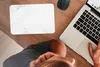 MuchoWow® Mauspad Mousepad Marmor - Gold - Weiß - Luxus Produktbild-Vorschau 3