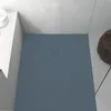 A modern bathroom shower base with a drain. Produktbild-Vorschau