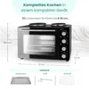 Emerio MO-125236.4 Emerio Ofen mit 2 Kochplatten Productafbeelding-voorbeeld 6