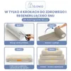 ELONEO Ortopedyczne legowisko dla psów, rozmiar S – kremowe Podgląd zdjęcia produktu 7