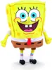 A plush toy of the cartoon character SpongeBob SquarePants is shown standing against a white background. Produktbild-Vorschau