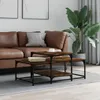 vidaXL Salontafel, gerookt eikenhout, 102x60x45 cm, Productafbeelding-voorbeeld 2