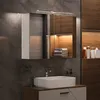 Kúpeľňová skrinka so zrkadlom Vicco Lavio biely 80 x 60 cm Náhľad obrázku produktu 3