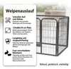 Mucola Welpenauslauf Welpenfreigehege Laufgitter Welpenzaun Produktbild-Vorschau 12