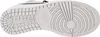 The bottom view of a white sneaker sole with black accents. Náhled obrázku produktu