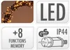 A collage of four images showcasing product features and certifications. Produktbild-Vorschau