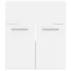 vidaXL Meuble sous-lavabo blanc 41x38,5x46 cm Bois Voir les images du produit 3