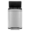 EKO - X-Cube Poubelle à pédale 45 litres - Stainless steel Voir les images du produit 3