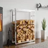 CLP Kaminholzständer Keri V2 Edelstahl edelstahl 25x80x150 Produktbild-Vorschau 3