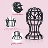 2pcs Perückenständer,Hohlkopf-Design aus Kunststoff,ideal Produktbild-Vorschau 2