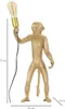 Mauro Ferretti Tischleuchte Affe Gold 26x34x55 cm Produktbild-Vorschau 8