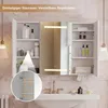 Armoire de salle de bain INONEFT avec miroir LED, éclairage Voir les images du produit 7
