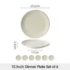 Teller set 6er Ø25,2 cm Essteller Dessertteller Produktbild-Vorschau 2