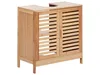 A wooden bathroom vanity cabinet with a cutout top for a sink, shown against a white background. Náhled obrázku produktu