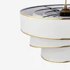 Pendelleuchte mit Baumwoll-Lampenschirm Couper - Weiß Produktbild-Vorschau 9