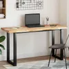 vidaXL Stół z blatem prostokątnym 140x50x4 cm z litego Podgląd zdjęcia produktu 2