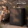 tectake® Aluminium Gartenschrank Monza 84,5 x 40,5 x 103,5 Produktbild-Vorschau 7