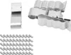 50PCS Kabelmanagement-Clips 304 Edelstahl Produktbild-Vorschau 1