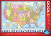 EUROGRAPHICS Puzzle Politische Karte der USA 1000 Teile Produktbild-Vorschau 2